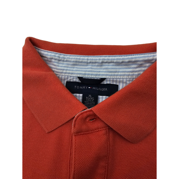 Tommy Hilfiger Men's Orange Golf Polo Size XL‎ - Picture 2 of 4
